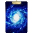 thumbnail image 1 of FMSHPON Blue Galaxy Space Clipboard Hardboard Wood Nursing Clip Board and Pull for Standard A4 Letter 13x9 inches, 1 of 5
