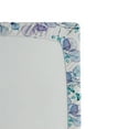 thumbnail image 3 of Ambesonne Leaves Fitted Sheet, Branches Circular Leaf Print, King Size, Turquoise Lilac and White, 3 of 5