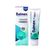 Balmex AdultAdvantage Bprotected Skin Relief Healing Cream, with Zinc Oxide Barrier Cream Protection + Skinshield Soothing Botanicals for Adult Incontinence, Adult Rash and Bed Sores, 3oz (Pack of 3)