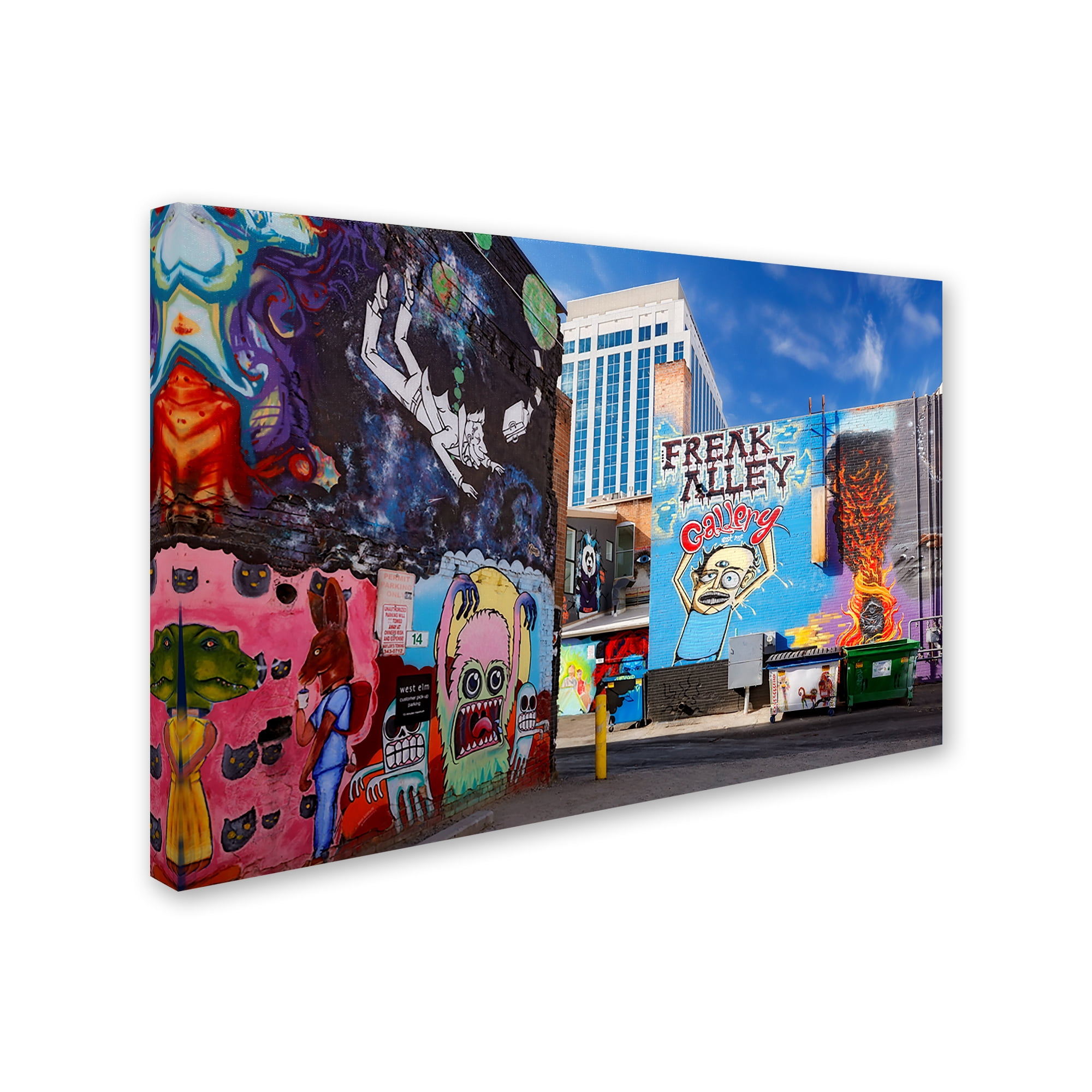 Trademark Fine Art 'Boise Freak Alley' Canvas Art by Mike Jones Photo