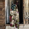 thumbnail image 6 of JULMCOMO 4th of July Jumpsuits for Women 250th Year Cotton Linen Spaghetti Straps Plus Size Red White Blue Overalls Stars Stripes Wide Leg Sleeveless Patriotic Rompers with Pockets Beige L, 6 of 6