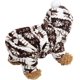 thumbnail image 5 of Dog Winter Coat Plush Coffee Deer Four Feet Pet Hoodies Clothes Warm Pajamas Clothing for Dogs Cats (5 Sizes) (S), 5 of 5