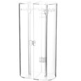 thumbnail image 3 of Acrylic Rotatable Necklace Holder, Necklace Bracelet Desktop Organizer with 24 Rotation Hooks, Transparent Hanging Jewelry Tower, Dust-Proof Necklace Display Rack for Necklaces, Earrings, Rings, 3 of 8