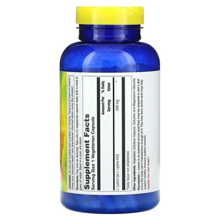 Natures Life L-Lysine 500mg 250 Capsule