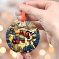 thumbnail image 4 of USA Map Ornament Window Hanging, Name Suncatcher - Christmas, Halloween, 2025, Holiday Decoration, Seasonal Keepsake Gift, Unique 2025, Seasonal Holiday Decor, Holiday Souvenir,, 4 of 5