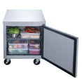 thumbnail image 3 of Dukers DUC29R Single Door Undercounter Refrigerator, 29" Stainless Steel Commercial Refrigerator, 3 of 3
