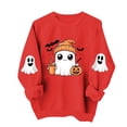 thumbnail image 7 of Halloween Sweatshirts Women Sweatshirt Shirt Spooky Season Witch Pullover Top, 7 of 7