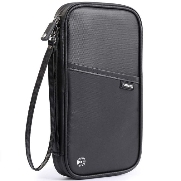 Cartera de pasaporte de viaje VanFN RFID P.Travel Series de nylon