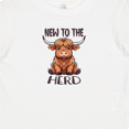 thumbnail image 4 of Inktastic New to the Herd Highland Cow Boys or Girls Baby T-Shirt, 4 of 5