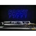 thumbnail image 2 of HandmadetneonsignDripping Sassy Led Sign, Sassy Neon Sign, Wall Decor, Home Decor, 2 of 5