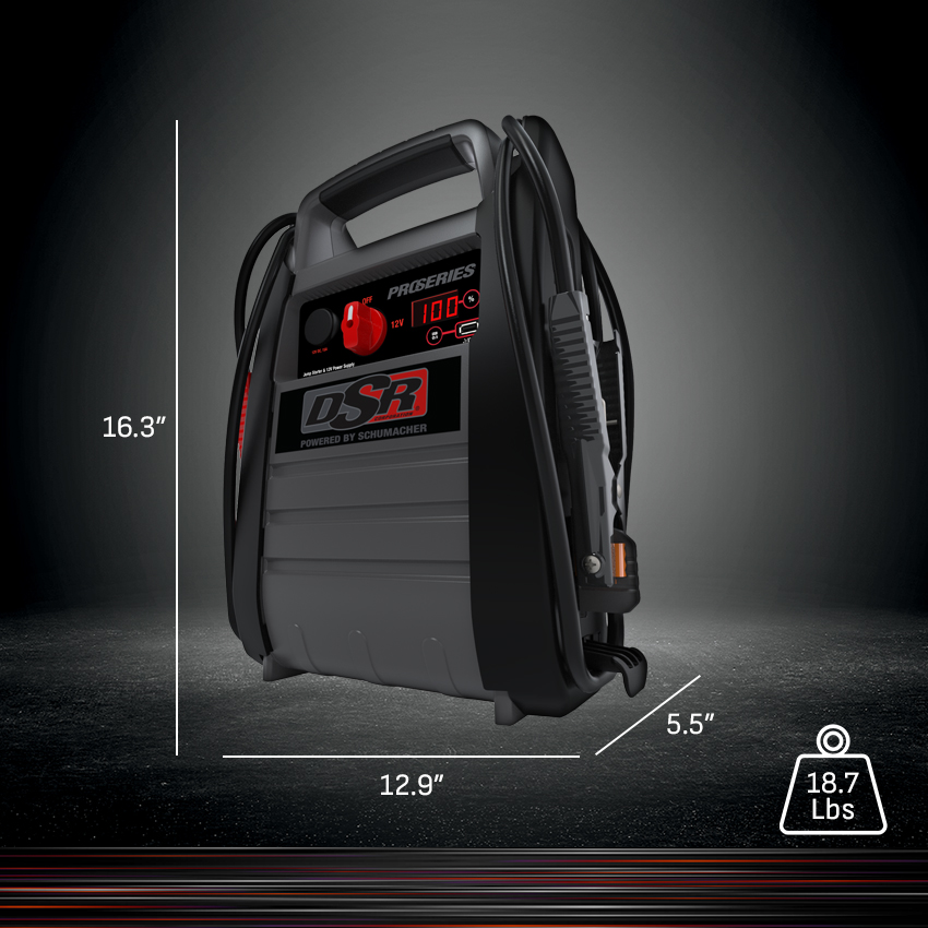 Schumacher Electric DSR Pro 2200A Heavy-Duty Car Battery Jump Starter and Portable Power Station, For 12V Automotive and Marine Batteries, DSR165