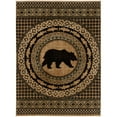 thumbnail image 2 of Mayberry Rugs  Asheville Lodge Bear Area Rug Multi 7'10" x 9'10" 8' x 10' Rectangle, 2 of 5