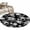 Black, variant on Black Rose Runner Rug 2x6 Washable Kitchen Rug Non-Slip Lightweight Thin Soft Low Pile Bathroom Runner Vintage Pastoral Botanical Floral Leaves Vines Carpet for Hallway Laundry Room Bedroom Entryway