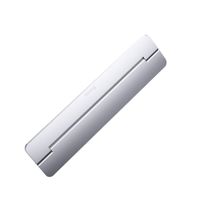 Soporte vertical plegable para computadora portátil para repuestos Plata Baoblaze soporte de escritorio para laptop