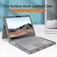 thumbnail image 3 of For Microsoft Surface Book 1/2/3 13.5-inch Business Leather Case Shockproof Carry Case with Stand, 3 of 5