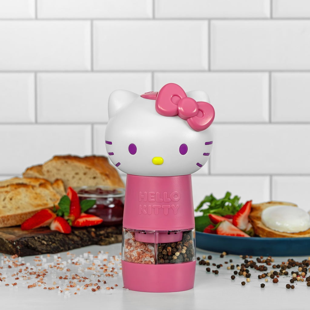 Uncanny Brands Sanrio Hello Kitty Salt and Pepper Grinder