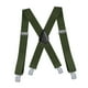 thumbnail image 1 of Tirantes elásticos anchos ajustables para hombre, ideales para bodas y negocios. Verde, 1 of 9