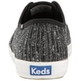 thumbnail image 3 of Keds Women's Champion Lurex Stripe Fashion Sneaker, Black, 7 M US, 3 of 8