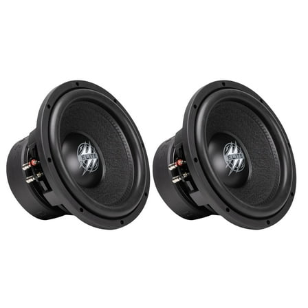 Hifonics 2 Pack ELITE 12" Subwoofer, Dual Voice Coil Car Audio Speaker, 1600W