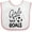 White and Pink, variant on Inktastic Girls Gotta Have Goals Soccer Girls Baby Bib