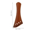 thumbnail image 2 of FOMIYES Chin Rest for Violin Violin Accessories Better Tone Control Jujube Wood 1Pack, 2 of 7