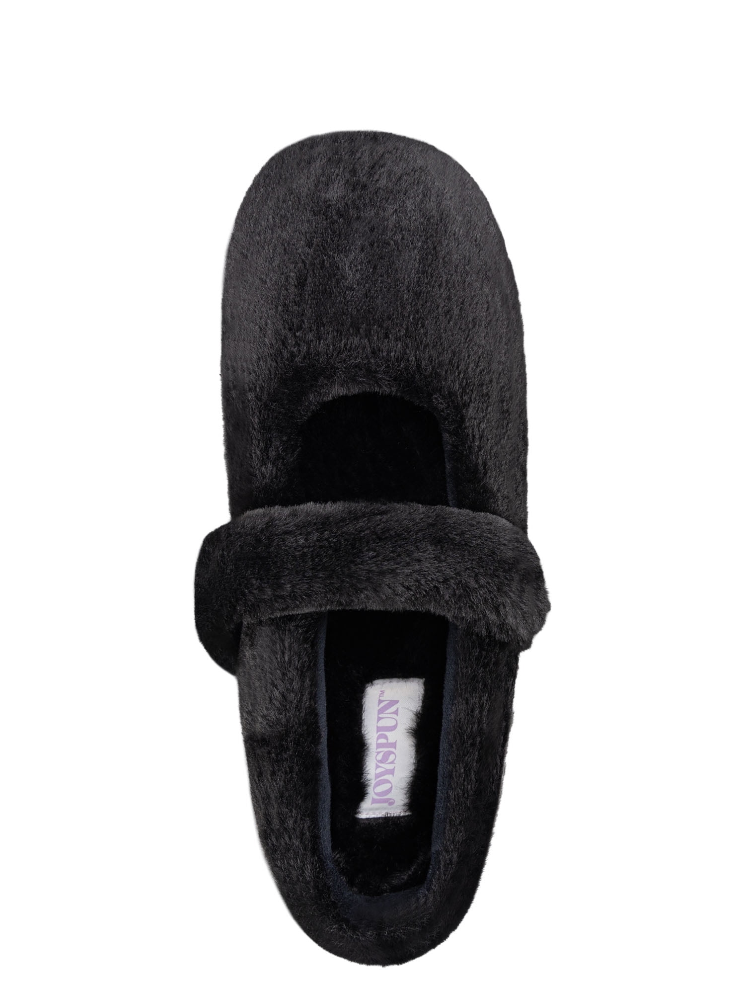 Joyspun Women's Mary Jane Plush Slippers