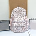 thumbnail image 4 of Floral School Backpack, Aesthetic Bag with Multi-pocket, Durable School Bookbag for College Travel, Style 8, 4 of 10