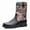 Black, variant on Men's Camo Print Western Cowboy Boots with Rugged Sole & Pull-On Design Mid-Calf Slip-Resistant Outdoor Boots