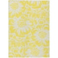 thumbnail image 2 of Addison Rugs Chantille Indoor/Outdoor Transitional Floral Yellow Washable Rectangle Rug, 9' x 12', 2 of 6
