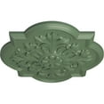 thumbnail image 3 of Ekena Millwork 20"OD x 1 3/4"P Bonetti Ceiling Medallion (Fits Canopies up to 5 1/8"), Hand-Painted Athenian Green, 3 of 6