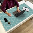 thumbnail image 3 of Sussexhome Large Mouse Pad for Desk - Cotton Mousepad for Desktop, Table, Office Desk Pad - Thin, Light, Portable Laptop Mat for Computer Mice - Machine Washable, Non-Slip, Foldable - 24" x 44", 3 of 8