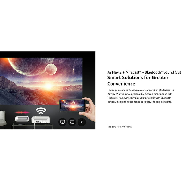 LG CineBeam PF610P Full HD LED Projektor 1000 Lumen HDMI/USB WLAN webOS HDR  ++ Cyberport