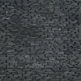 thumbnail image 3 of Bond Tile Picturesque Black Stacked Sliced Mosaic Wall Tile Sample, 3 of 6