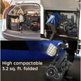 thumbnail image 4 of Dragon Mobile EX Compact 4 Wheel Mobility Scooter for Adults & Seniors - Airline & Cruise Suitable Power Scooter with Foldable Wide Seat - Matte Black, 4 of 9