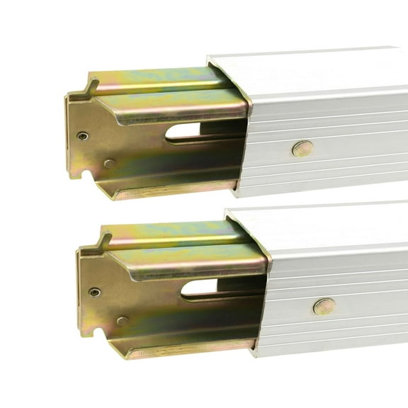 (2 Pack) 92"- 103" Adjustable Aluminum E-Track Decking/Shoring Beams | Cargo Load Lock Bars for Enclosed Trailers, Trucks, Vans, with The E Track Tie-Down System