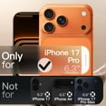 thumbnail image 2 of JETech Magnetic Case for iPhone 17 Pro 6.3-Inch, Compatible with MagSafe, Soft Electroplated TPU Frame with Hard Clear PC Back, Shockproof Phone Cover (Orange), 2 of 5
