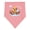 Mauve and Natural, variant on Inktastic Animals Ark Baby Bandana Bib
