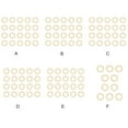 thumbnail image 4 of Paquete de 20 anillos de dentición circulares redondos Sonducket para lactancia mordedor infantil 3.5 cm, 4 of 6