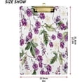 thumbnail image 2 of FMSHPON BlackBerryFlowers Anemone Clipboard Hardboard Wood Nursing Clip Board and Pull for Standard A4 Letter 13x9 inches, 2 of 7