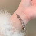 thumbnail image 4 of Multifuntional Clear Beaded Bracelet with Crystals Beads Sparkling Bracelet Chain Bracelet Suitable for Any Occasion, 4 of 11