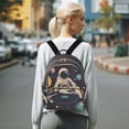 thumbnail image 7 of FORMRS Mini Backpack Purse for Women Travel Daypack Casual Shoulder Bag, Pink Record, 7 of 7