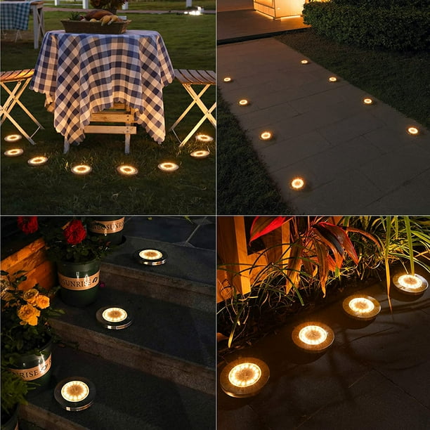 Luces Solares Para Jardines Luces Solares Impermeables Para Exteriores, Total De 36 Pies, 60 Luces LED De Globo De Cristal Con 8 Modos, Tira De Luces Solares Para Exteriores, Patio, Porche, Jardín