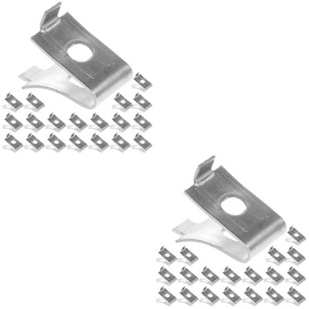 36 Pcs Glass Shelf Bracket Clips for Cabinet Shelves, Metal Support Clips, Easy Installation Accessories