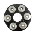 thumbnail image 2 of KarParts360 For Mercedes-Benz 190E/300E 1990 1991 1992 1993 Driveshaft Flex Coupler | Rubber, Steel | Black | Bolts Attachment | 6 Bolt Hole | 10 Bolt Hole Size | Replacement For 2024101315, 2 of 4