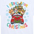 thumbnail image 3 of Paw Patrol - I Brake For Christmas Short Sleeve Graphic T-Shirt, 3 of 6