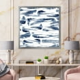 thumbnail image 3 of Designart 'Blue Abstract Aquatic Texture' Modern Framed Art Print, 3 of 4
