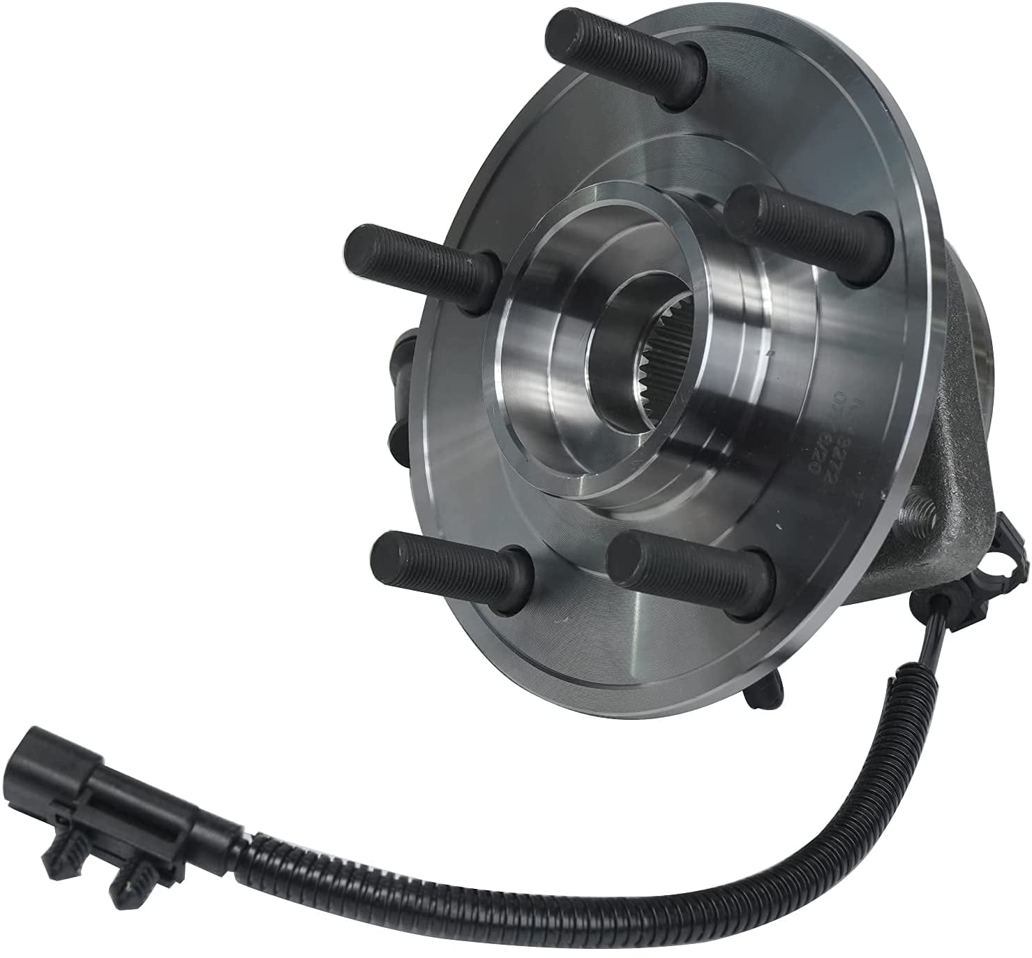 Detroit Axle - 2 Front Wheel Bearing Hubs for 2007-2010  Jeep Wrangler [4-Wheel ABS], Replacement 2008 2009 Wrangler Wheel Bearing and Hubs Assembly