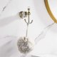 thumbnail image 3 of For Crystal Towel Hook - Gold Robe Hooks, Bathroom Hand Towel Wall Hanger For Clothes Closet Wall Mounted - Bathroom Accessory, 3 of 5