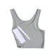 thumbnail image 3 of Corsé Pecho Ropa interior Transpirable Bondage Chaleco Tomboy Vendaje Camiseta de punto Mujer Camiseta sin mangas Gris XL Inevent AP1354-12B, 3 of 7