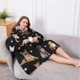 thumbnail image 5 of Oversized Wearable Blanket Hoodie,Dog Breeds Sherpa Blanket Hoodie with Super Pockets,Super Warm Fuzzy Pullover for Women & Men, 5 of 6